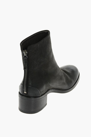 Stivaletti LISTO in Pelle Martellata con Zip