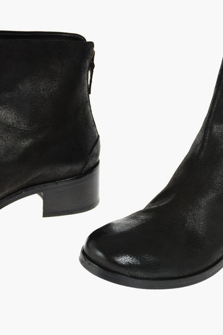 Stivaletti LISTO in Pelle Martellata con Zip