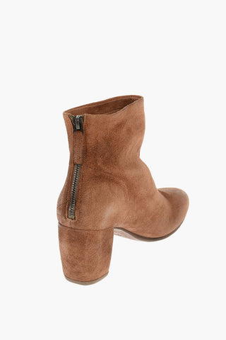 Suede COLTELLO Booties with Back Zip