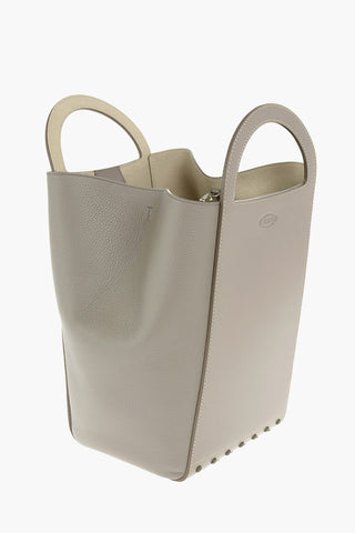 Double Handle AOV Leather Tote Bag