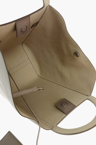 Double Handle AOV Leather Tote Bag