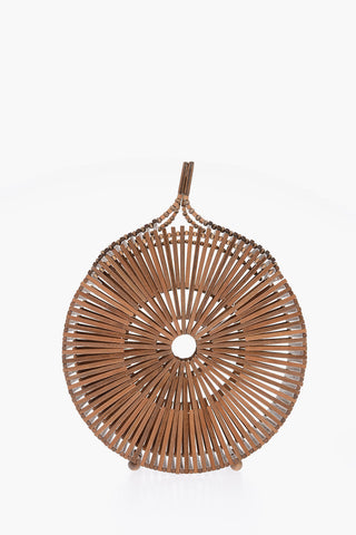 bamboo round ZAHA Handbag