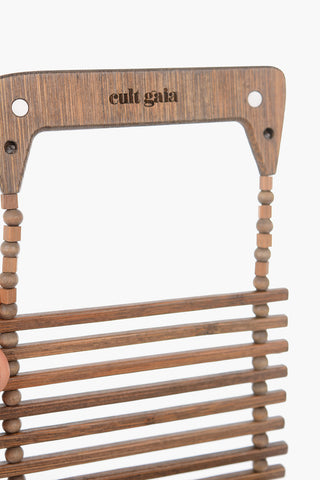 bamboo round ZAHA Handbag