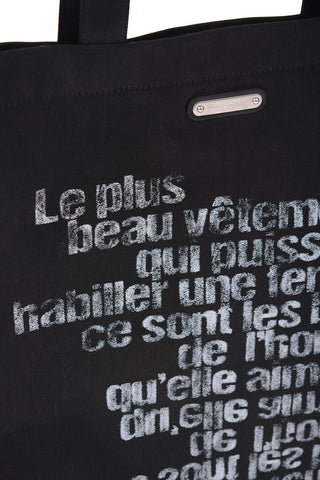 printed shopper bag