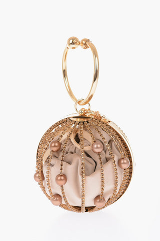 crystal and faux pearl SASHA bag