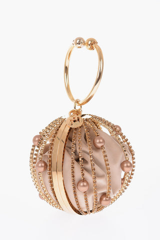 crystal and faux pearl SASHA bag