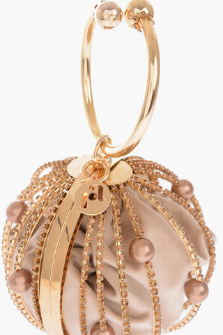 crystal and faux pearl SASHA bag