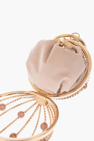 crystal and faux pearl SASHA bag