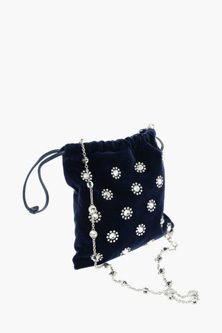 Borsa Gioiello In Velluto