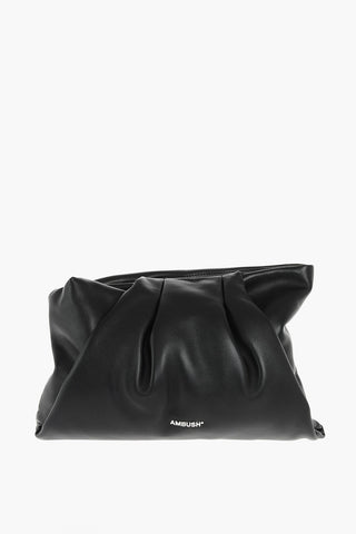 Maxi WRAP Clutch in Pelle con Chiusura Zip