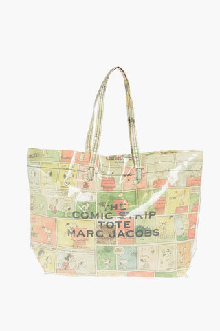 PEANUTS Borsa Tote THE COMIC STRIP with Magnet Closure