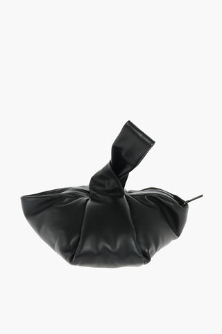 Leather TWIST Wristlet Bag