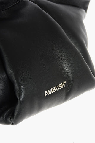 Leather TWIST Wristlet Bag