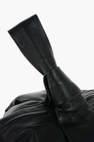 Leather TWIST Wristlet Bag