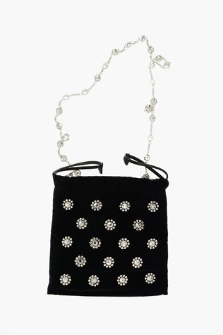 Velvet Jewel Shoulder Bag