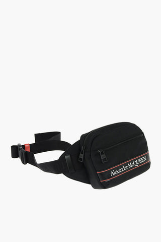 Bum Bag with Logoed Leather Band