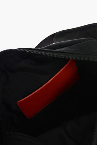 Bum Bag with Logoed Leather Band