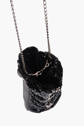 disco bag HAPPINESS in maglia di metallo