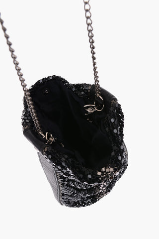disco bag HAPPINESS in maglia di metallo