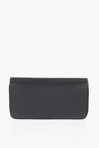 saffiano leather BALEN wallet with zip closure