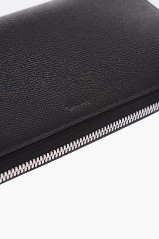 saffiano leather BALEN wallet with zip closure