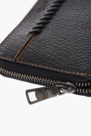 leather accordion wallet