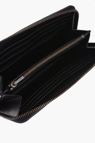 leather accordion wallet