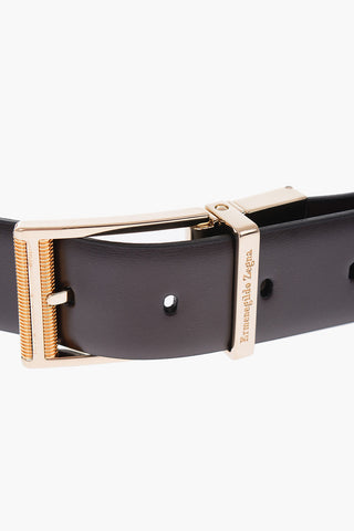 ZZEGNA 30mm leather reversible belt