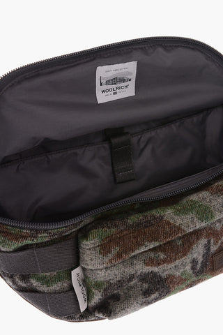 EASTPAK LAB camouflage DOGGY BAG XXL bum bag with leather details