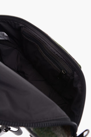 EASTPAK LAB camouflage DOGGY BAG XXL bum bag with leather details