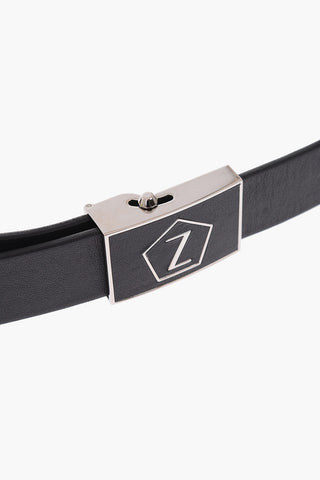 ZZEGNA 35mm leather reversible belt