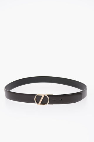 ZZEGNA 35mm leather reversible belt