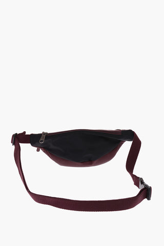 leather and fabric bum bag
