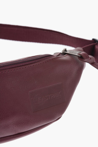 leather and fabric bum bag