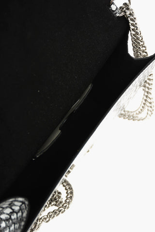 Borsa a Spalla MEDIUM SKULL in Pelle Stampa Cocco