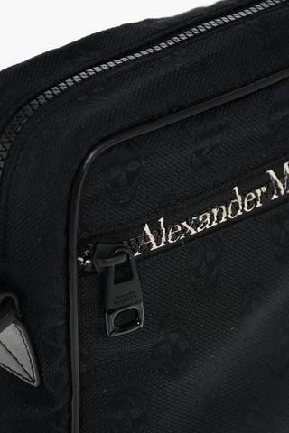 Jacquard Skull Textile Crossbody Bag