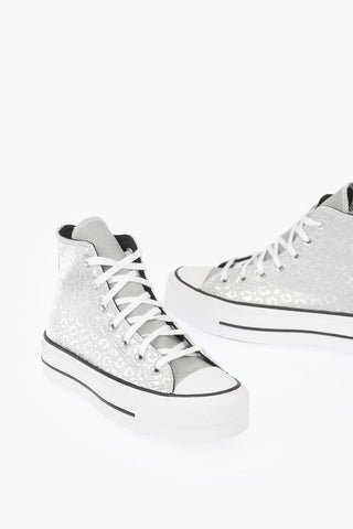 ALL STAR 4cm Glittered Sneakers with Platform