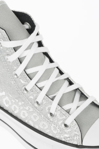 ALL STAR 4cm Glittered Sneakers with Platform