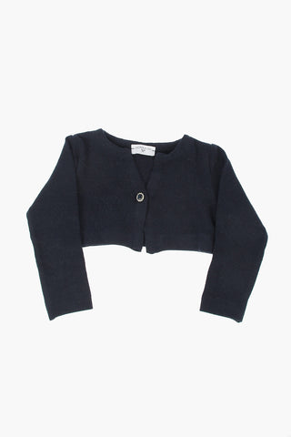 Cardigan with Jewel Button