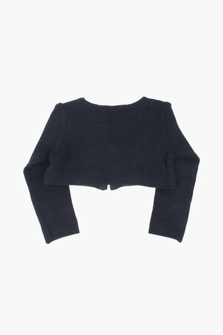 Cardigan with Jewel Button