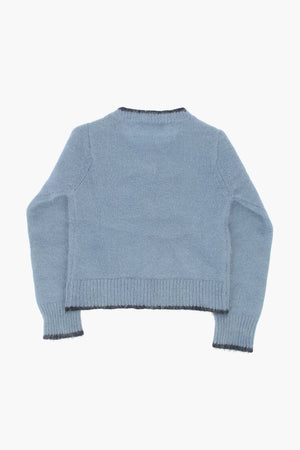 Cardigan with Jewel Button