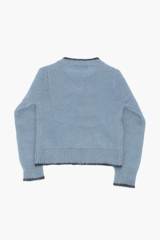 Cardigan with Jewel Button