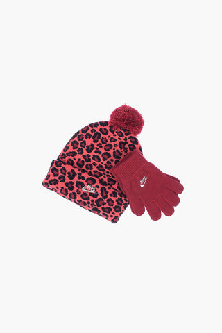 Set Cappello Leopardato e Guanti