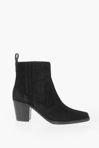 Texani in pelle scamosciata 7.5cm