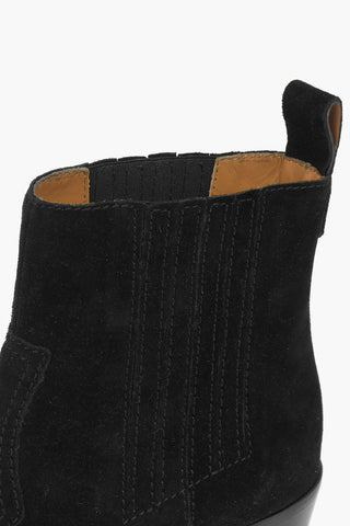 Texani in pelle scamosciata 7.5cm