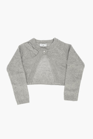 Cardigan with Jewel Button