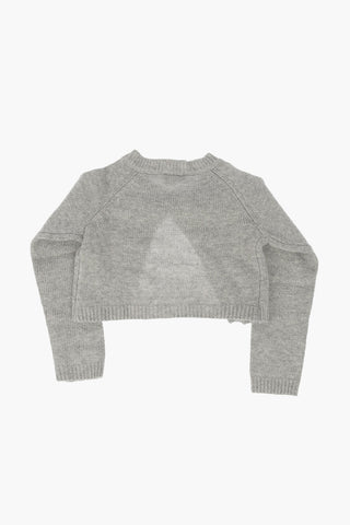 Cardigan with Jewel Button