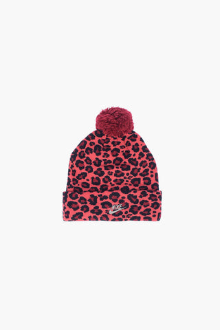 Gloves And Leopard Printed Hat Set