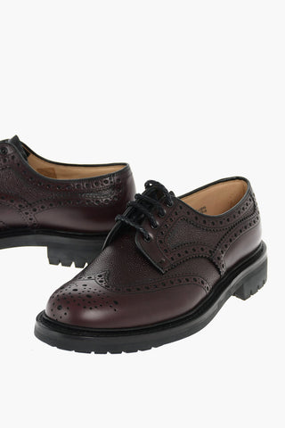 PEACHLEY Brogue Leather Derby Shoes