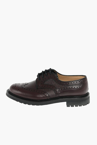 PEACHLEY Brogue Leather Derby Shoes